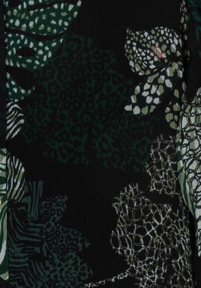 Robe Longue Noire et Verte - Taille S/36 de la marque One Step | PARAD124128 - Vendu par Paradigme - Image 3