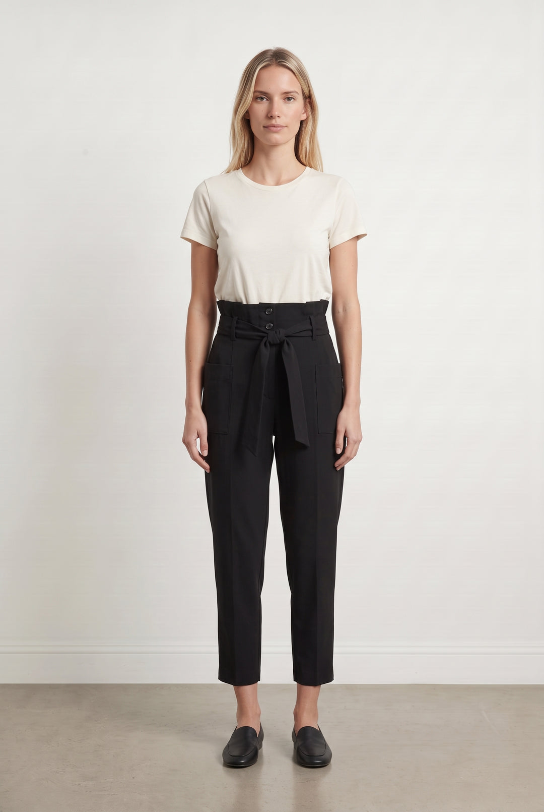 Pantalon Noir - Taille M/38 de la marque Indies | PARAD124129 - Vendu par Paradigme - Image 1
