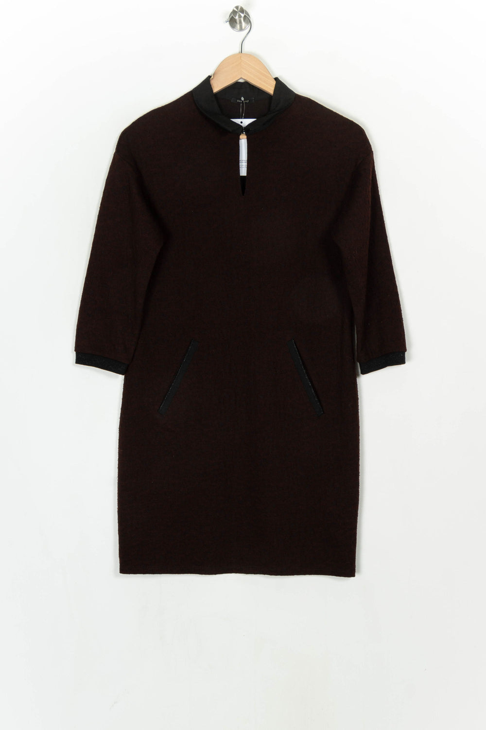 Robe Courte Bordeaux - Taille S/36 de la marque One Step | PARAD124132 - Vendu par Paradigme - Image 2