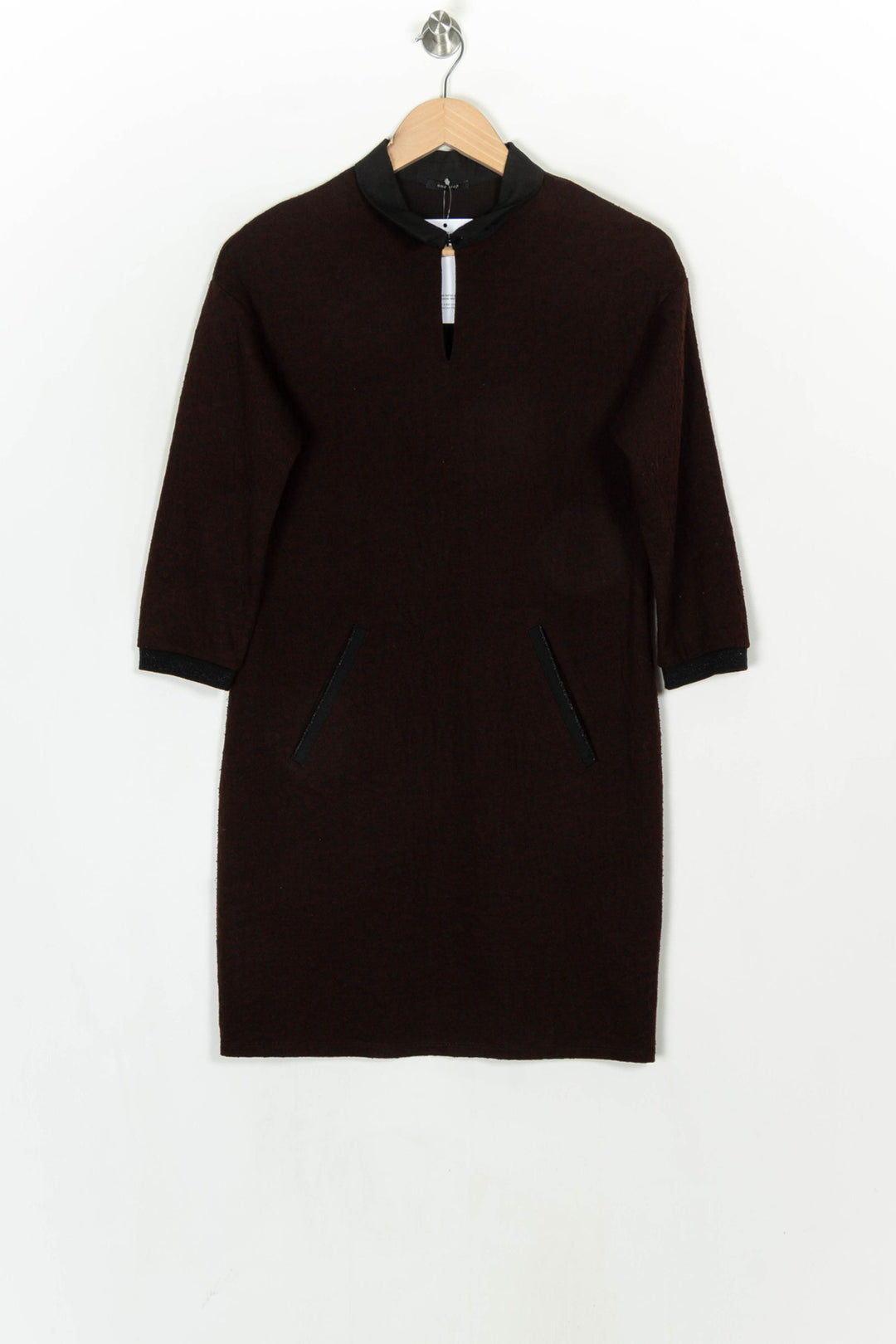 Robe Courte Bordeaux - Taille S/36 de la marque One Step | PARAD124132 - Vendu par Paradigme - Image 2