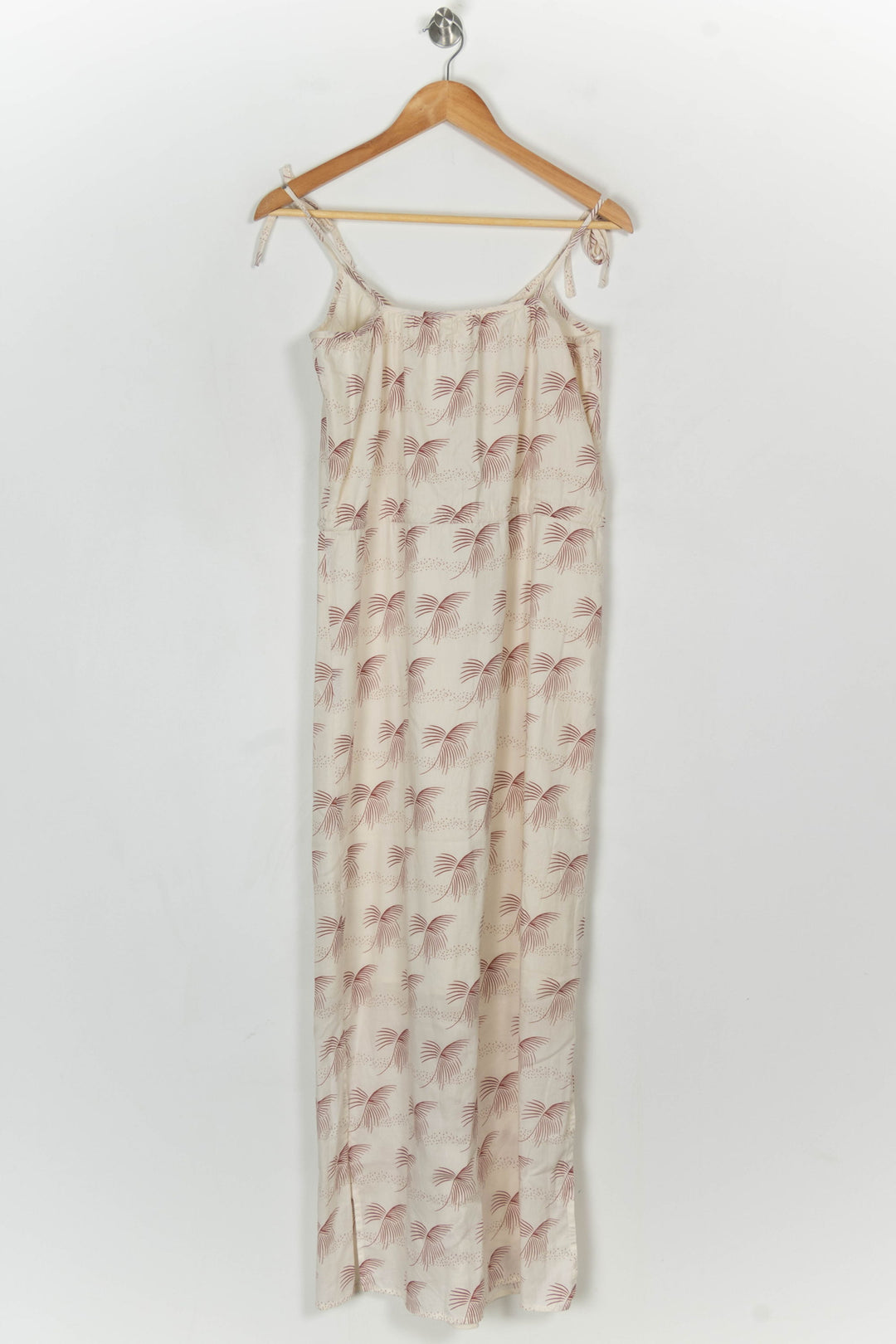 Robe Longue Écrue et Marron - Taille S/36 de la marque Des petits hauts | PARAD124134 - Vendu par Paradigme - Image 5