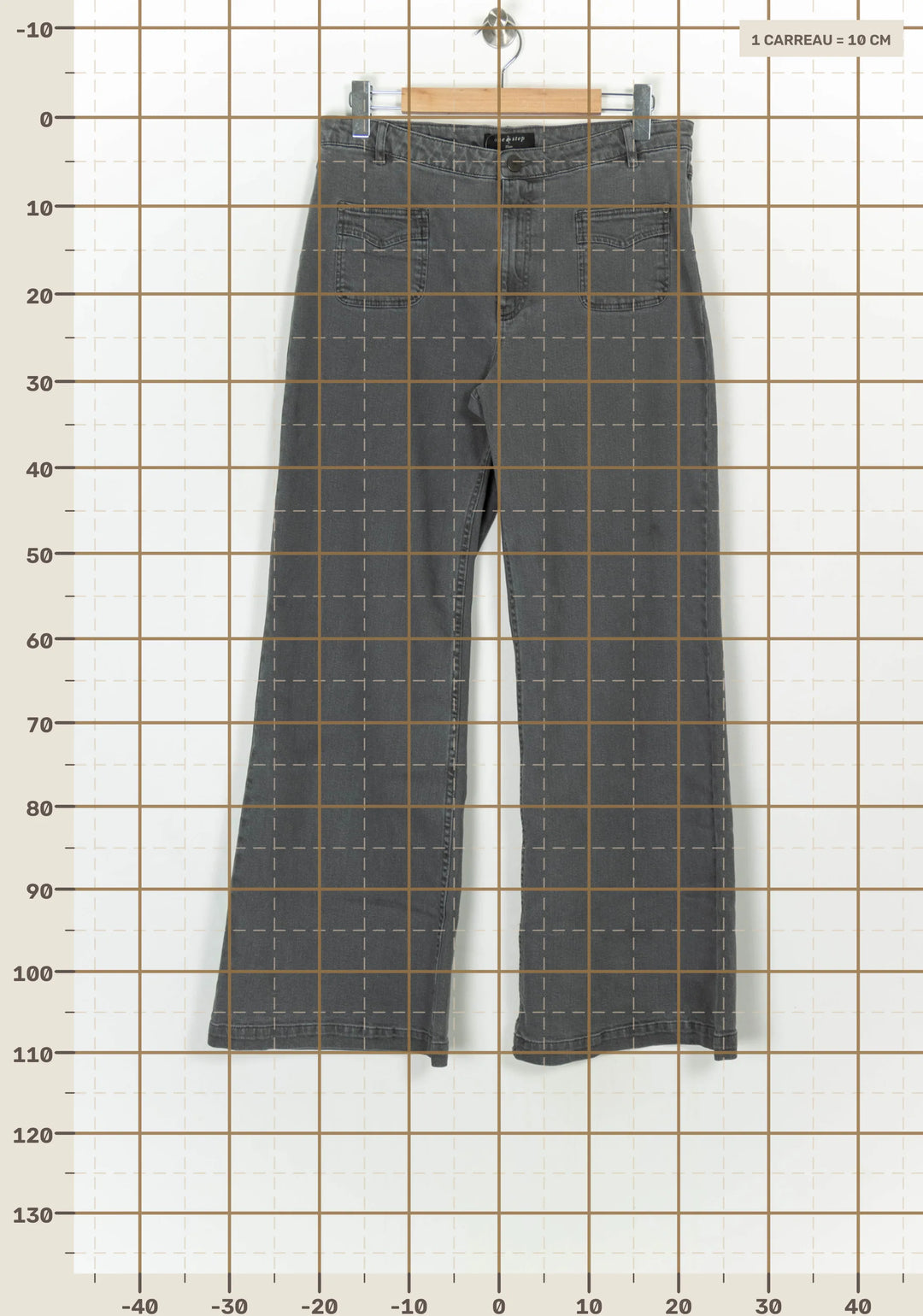 Jean Gris

 - Taille XL/42 de la marque One Step | PARAD124138 - Vendu par Paradigme - Image 4