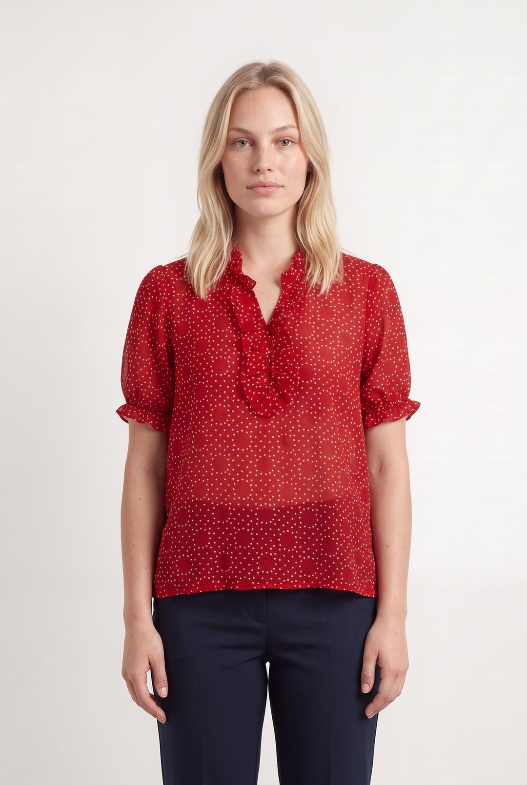 Chemise Rouge - Taille L/40 de la marque Karl Marc John | PARAD124139 - Vendu par Paradigme - Image 1