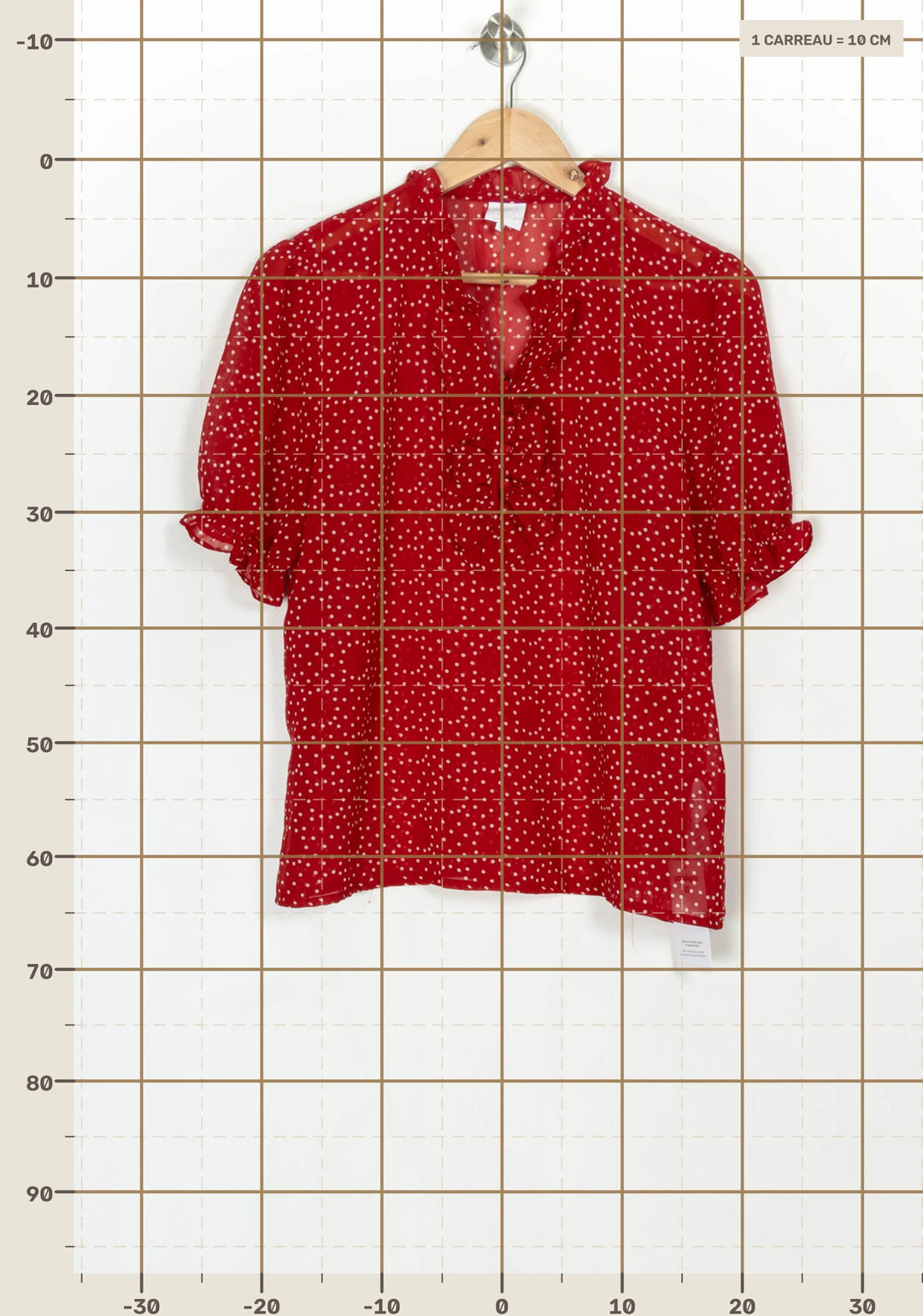 Chemise Rouge - Taille L/40 de la marque Karl Marc John | PARAD124139 - Vendu par Paradigme - Image 4