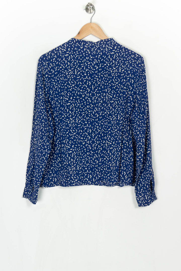Chemisier Bleu et Blanc - Taille XL/42 de la marque La Fée Maraboutée | PARAD124140 - Vendu par Paradigme - Image 5