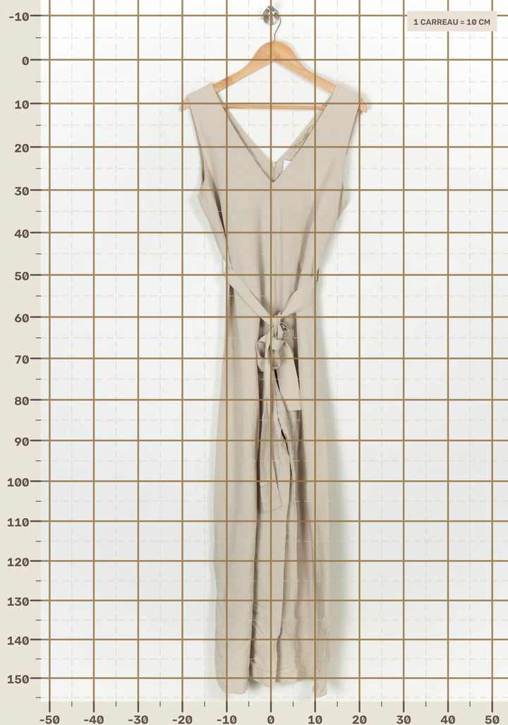 Combinaison Sans Manches Beige - Taille XL/42 de la marque La Fée Maraboutée | PARAD124149 - Vendu par Paradigme - Image 4