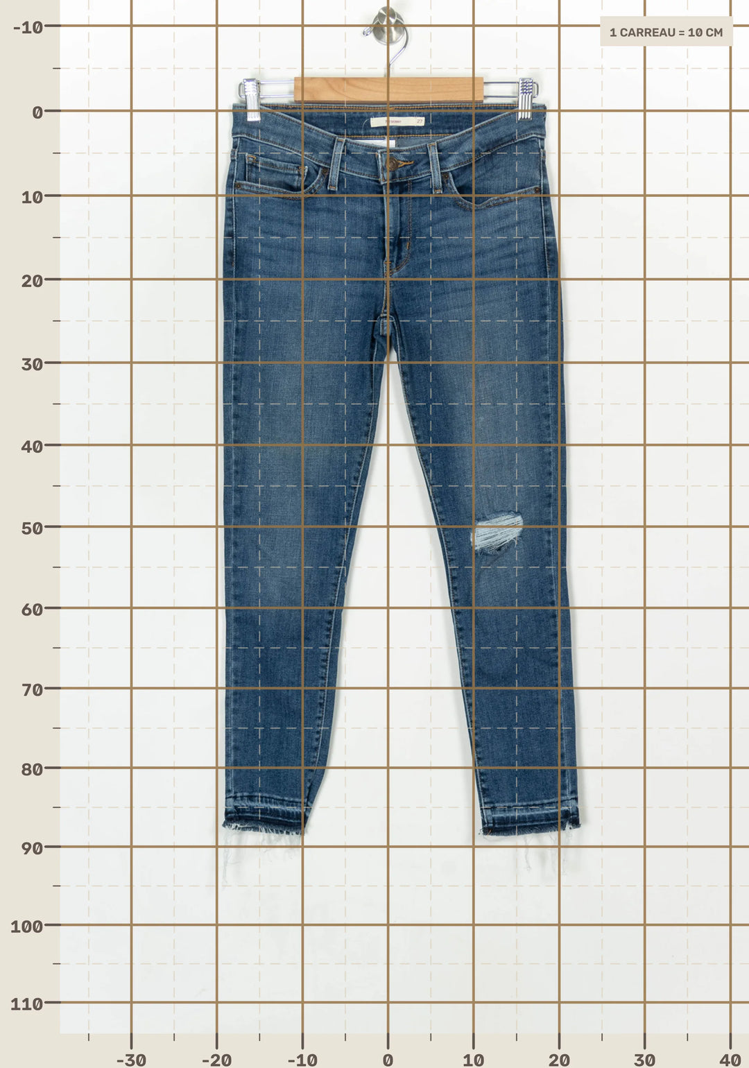 Jean Skinny Bleu - Taille S/36 de la marque Levi&