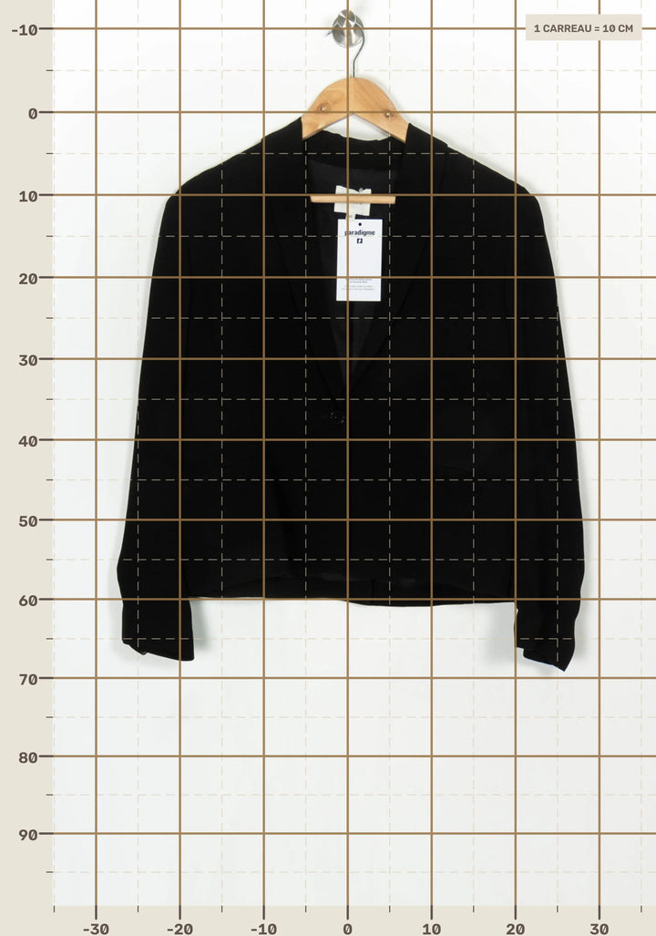 Blazer Noir - Taille L/40 de la marque Pablo | PARAD124153 - Vendu par Paradigme - Image 4