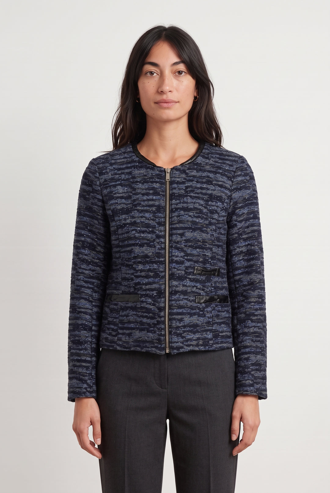 Veste Noire et Bleue - Taille M/38 de la marque One Step | PARAD124154 - Vendu par Paradigme - Image 1