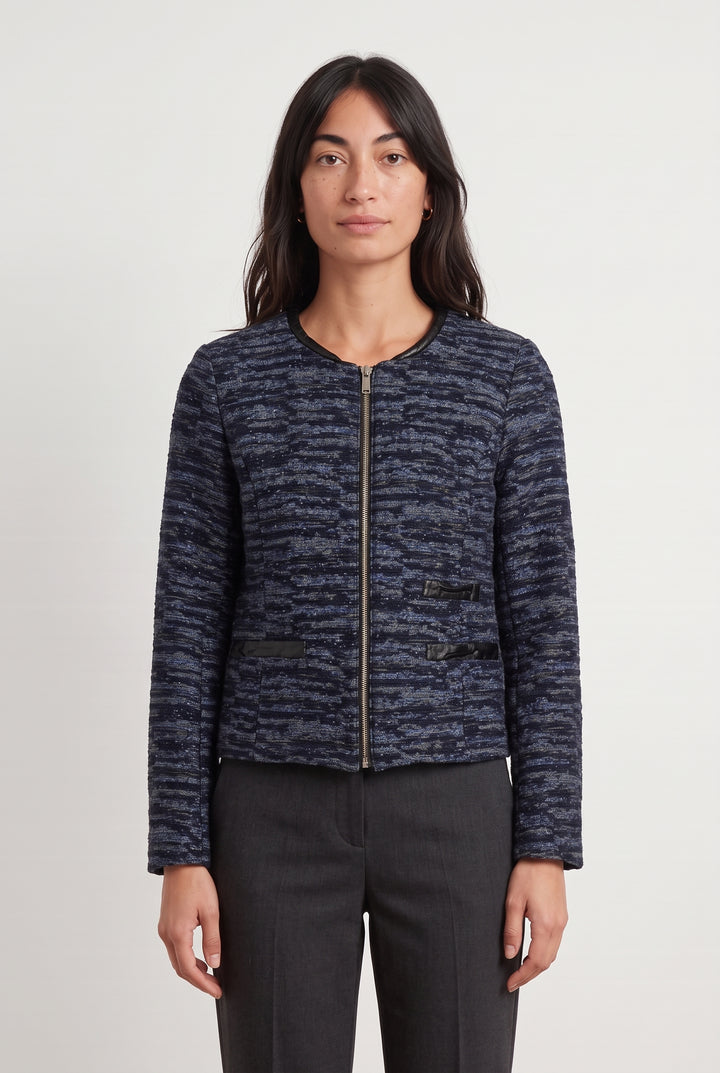 Veste Noire et Bleue - Taille M/38 de la marque One Step | PARAD124154 - Vendu par Paradigme - Image 1