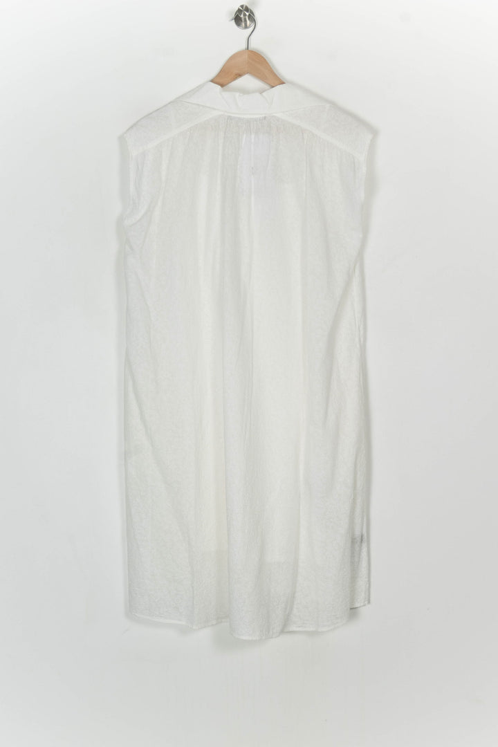Robe Chemise Blanche - Taille S/36 de la marque Comptoir des Cotonniers | PARAD124155 - Vendu par Paradigme - Image 5
