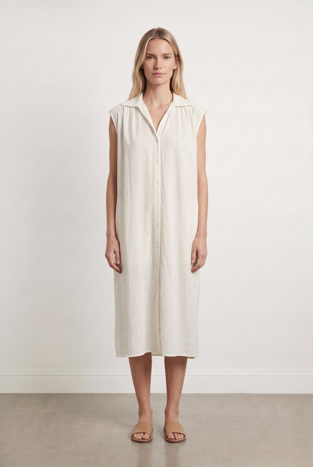 Robe Chemise Blanche - Taille S/36 de la marque Comptoir des Cotonniers | PARAD124155 - Vendu par Paradigme - Image 1