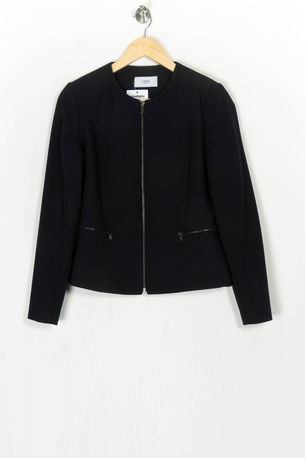 Veste Noire - Taille M/38 de la marque ZAPA | PARAD124156 - Vendu par Paradigme - Image 2