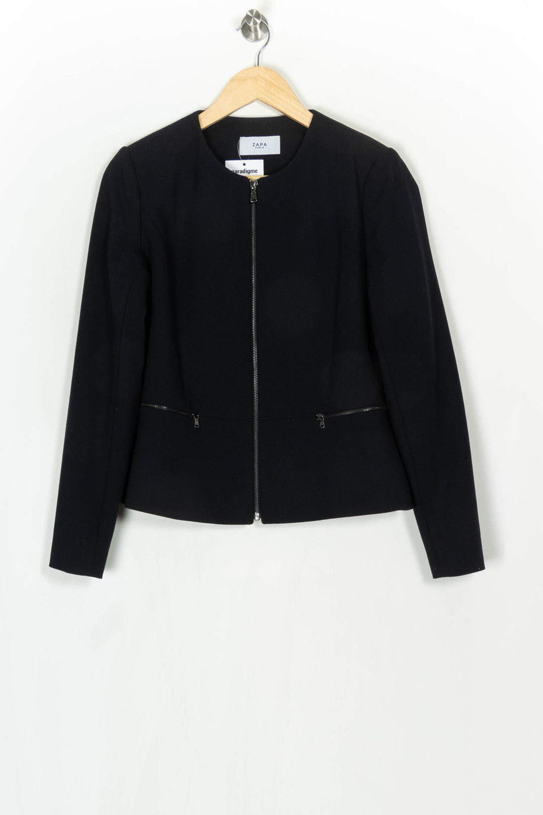 Veste Noire - Taille M/38 de la marque ZAPA | PARAD124156 - Vendu par Paradigme - Image 2