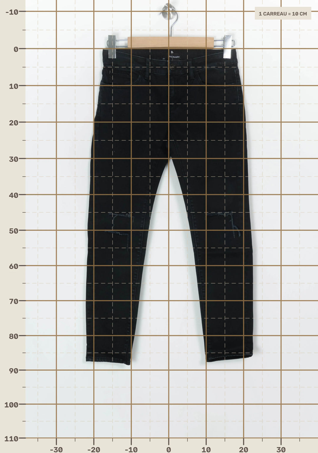Jean Noir - Taille M/38 de la marque The Kooples | PARAD124157 - Vendu par Paradigme - Image 4