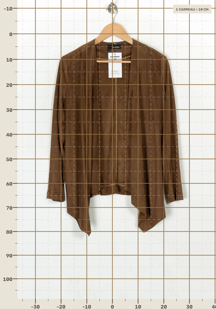 Veste Longue Marron - Taille XS/34 de la marque The Kooples | PARAD124158 - Vendu par Paradigme - Image 4