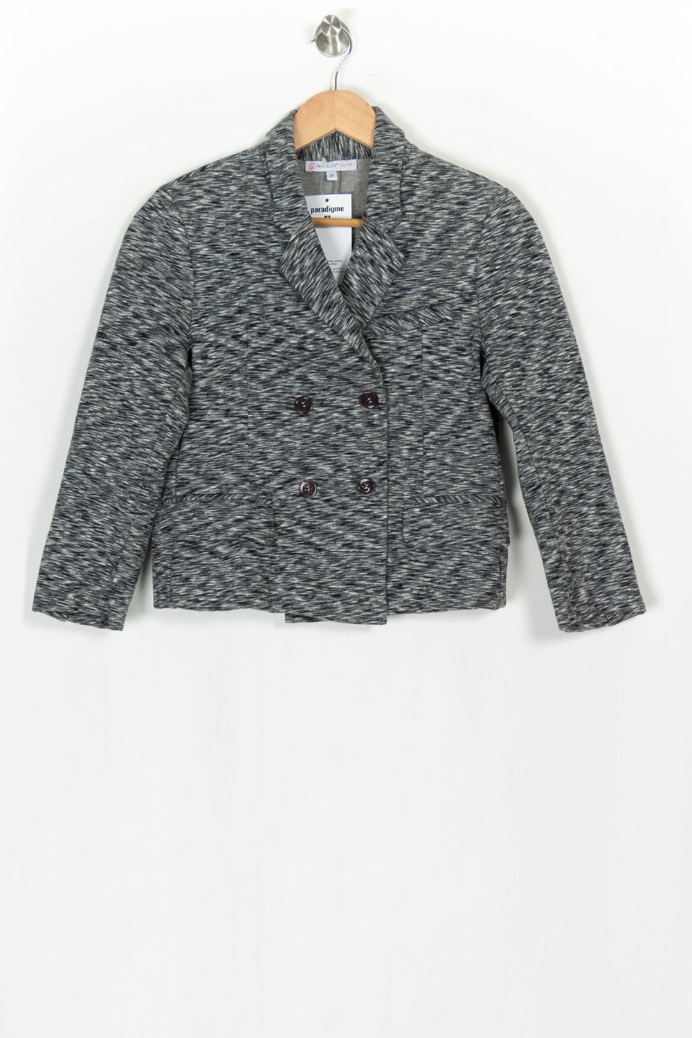 Veste Grise et Blanche - Taille M/38 de la marque Paul & Joe Sister | PARAD124159 - Vendu par Paradigme - Image 2