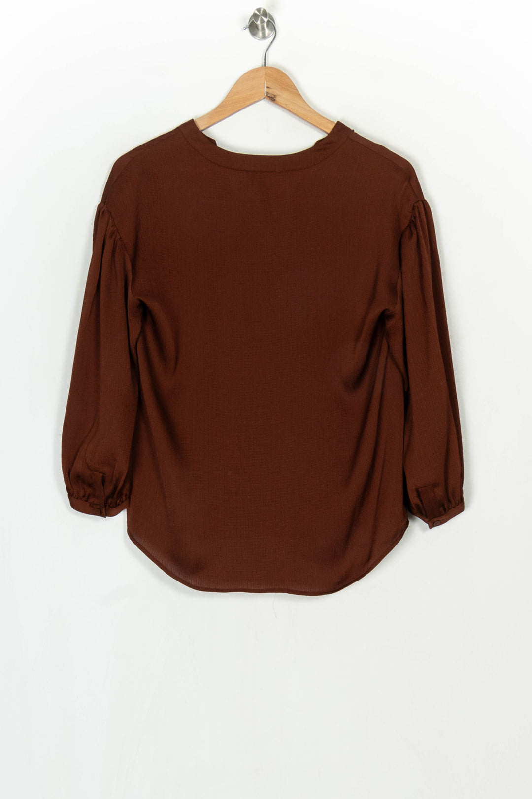 Blouse Marron - Taille S/36 de la marque Maison 123 | PARAD124161 - Vendu par Paradigme - Image 5
