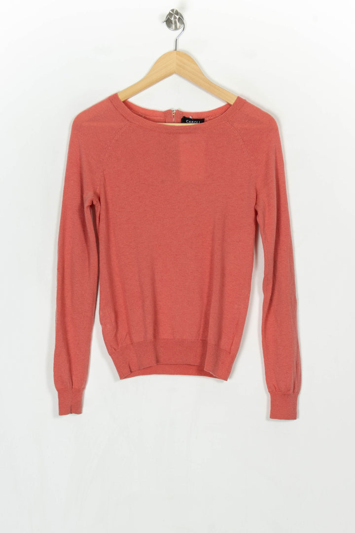 Pull Corail - Taille S/36 de la marque Caroll | PARAD124166 - Vendu par Paradigme - Image 2