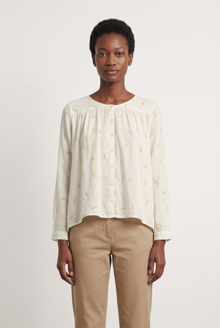 Blouse Écrue - Taille S/36 de la marque Des petits hauts | PARAD124171 - Vendu par Paradigme - Image 1