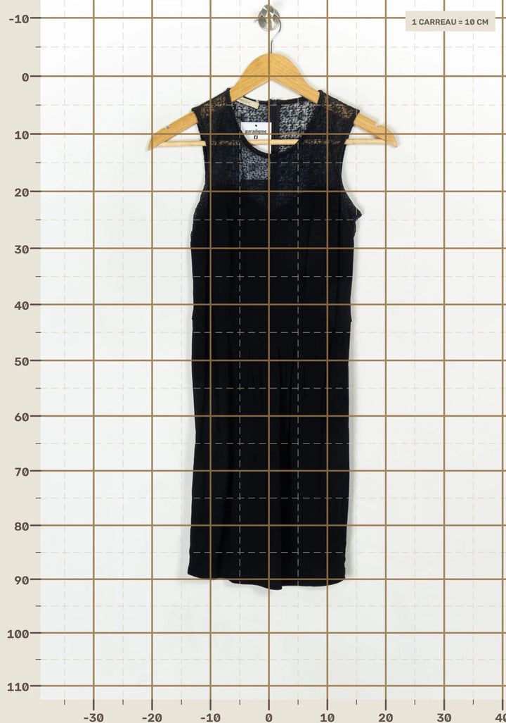 Robe Courte Noire - Taille S/36 de la marque Sessùn | PARAD124173 - Vendu par Paradigme - Image 4