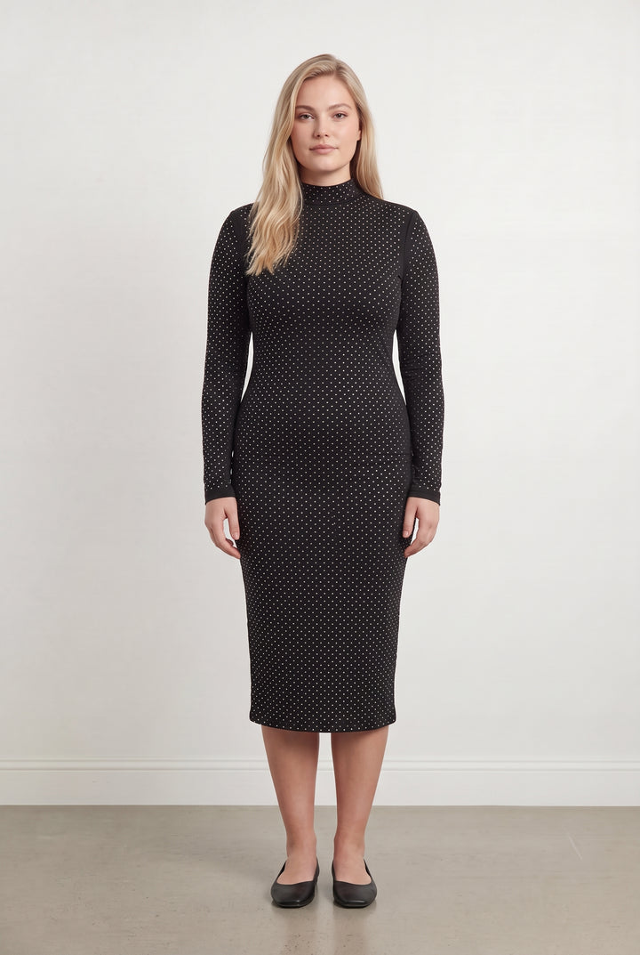 Robe Midi Noire - Taille XL/42 de la marque Maje | PARAD124179 - Vendu par Paradigme - Image 1