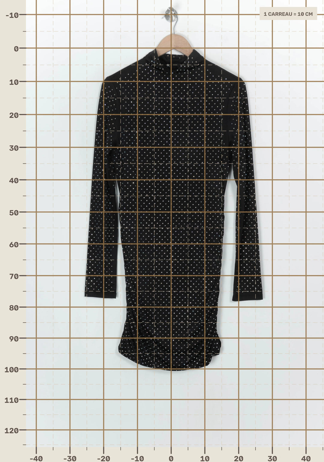 Robe Midi Noire - Taille XL/42 de la marque Maje | PARAD124179 - Vendu par Paradigme - Image 4