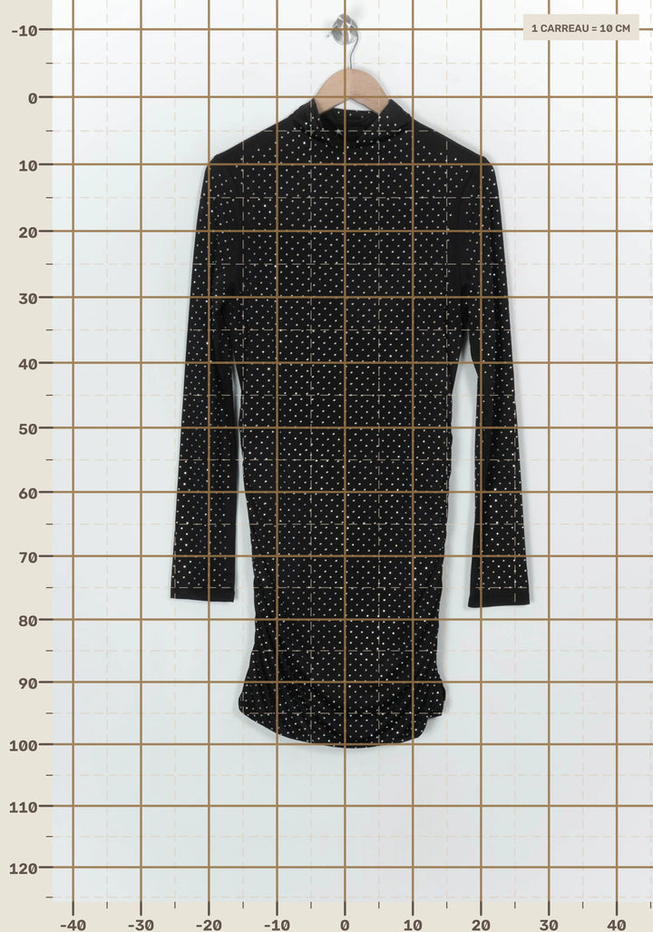 Robe Midi Noire - Taille XL/42 de la marque Maje | PARAD124179 - Vendu par Paradigme - Image 4