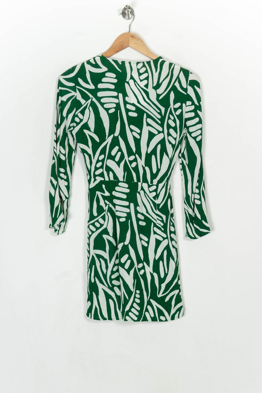 Robe Midi Verte et Blanche - Taille S/36 de la marque ba&amp;sh | PARAD124180 - Vendu par Paradigme - Image 5