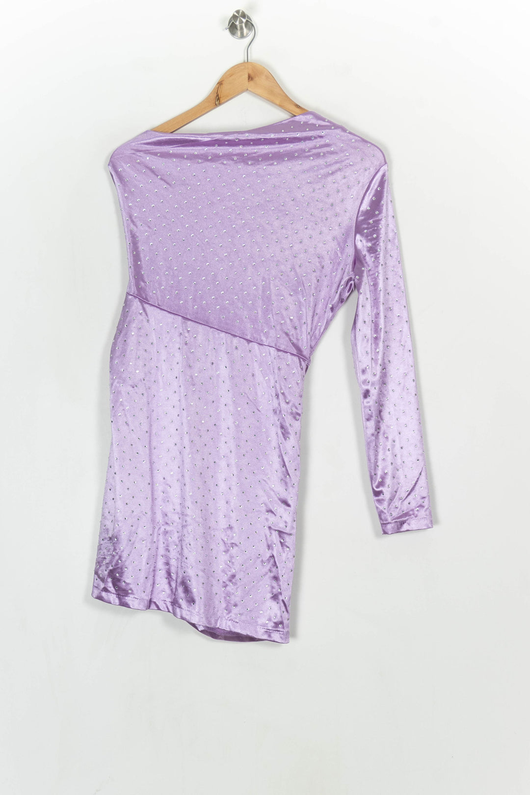 Robe Midi Violette - Taille L/40 de la marque Maje | PARAD124181 - Vendu par Paradigme - Image 5