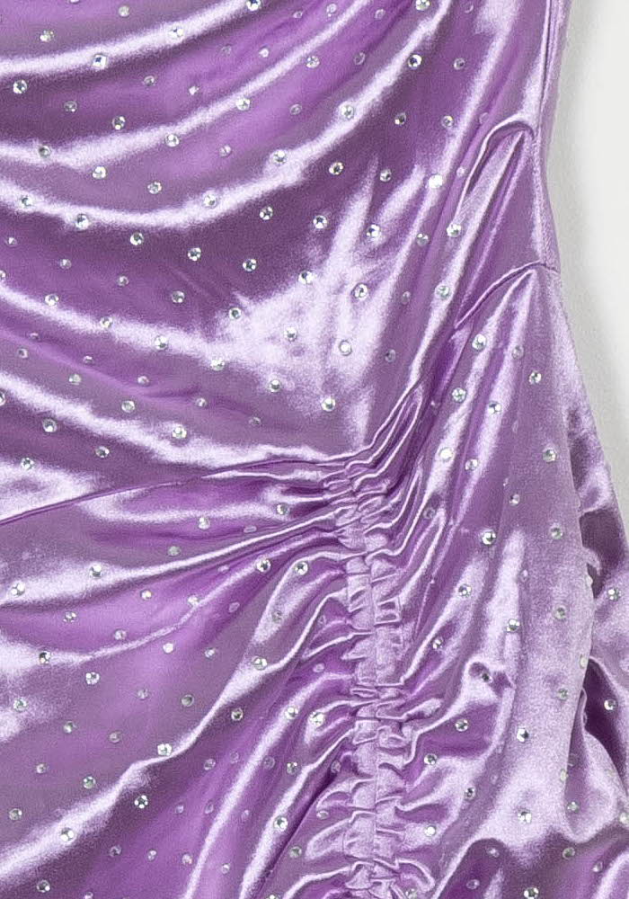 Robe Midi Violette - Taille L/40 de la marque Maje | PARAD124181 - Vendu par Paradigme - Image 3
