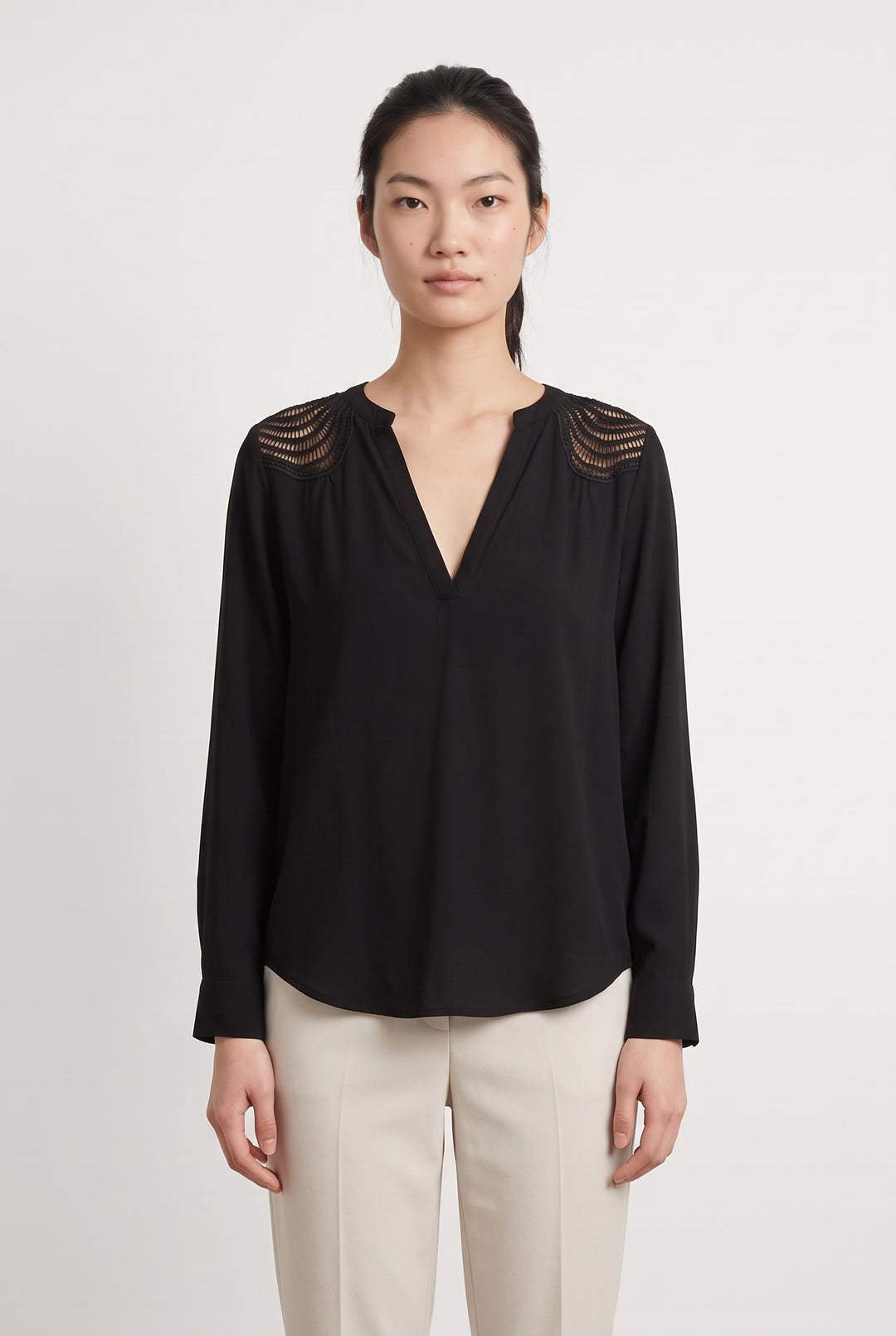 Blouse Noire - Taille S/36 de la marque Bérénice | PARAD124183 - Vendu par Paradigme - Image 1