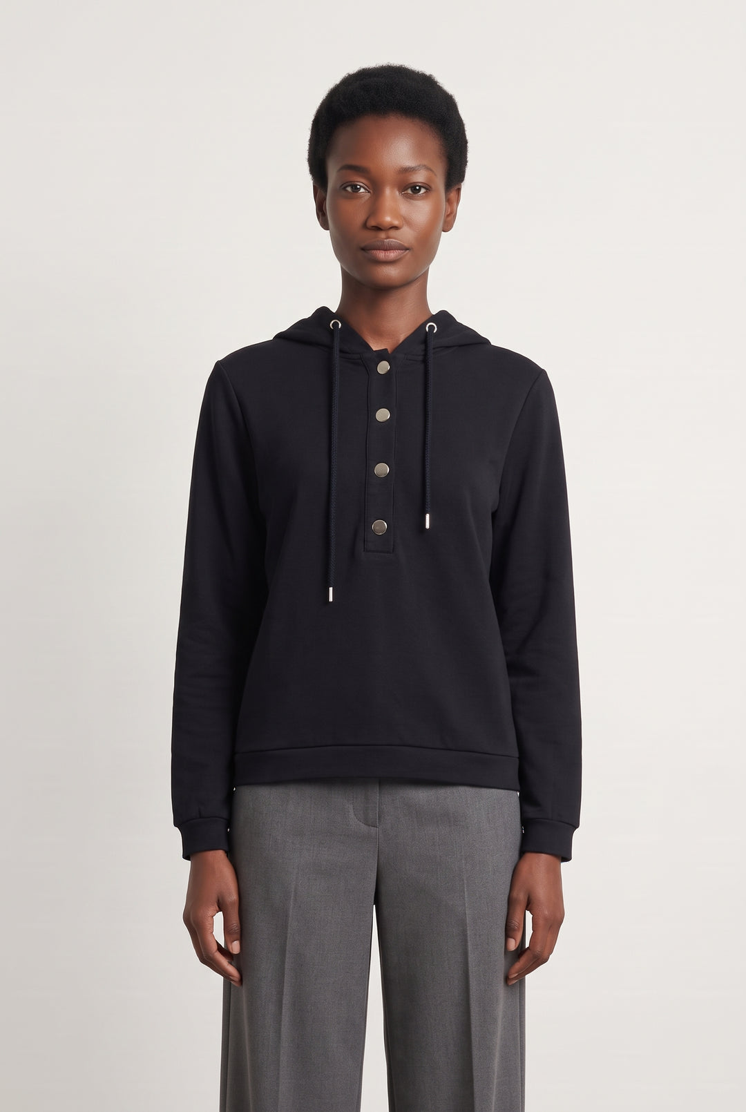 Sweat À Capuche Bleu - Taille S/36 de la marque Maison 123 | PARAD124184 - Vendu par Paradigme - Image 1