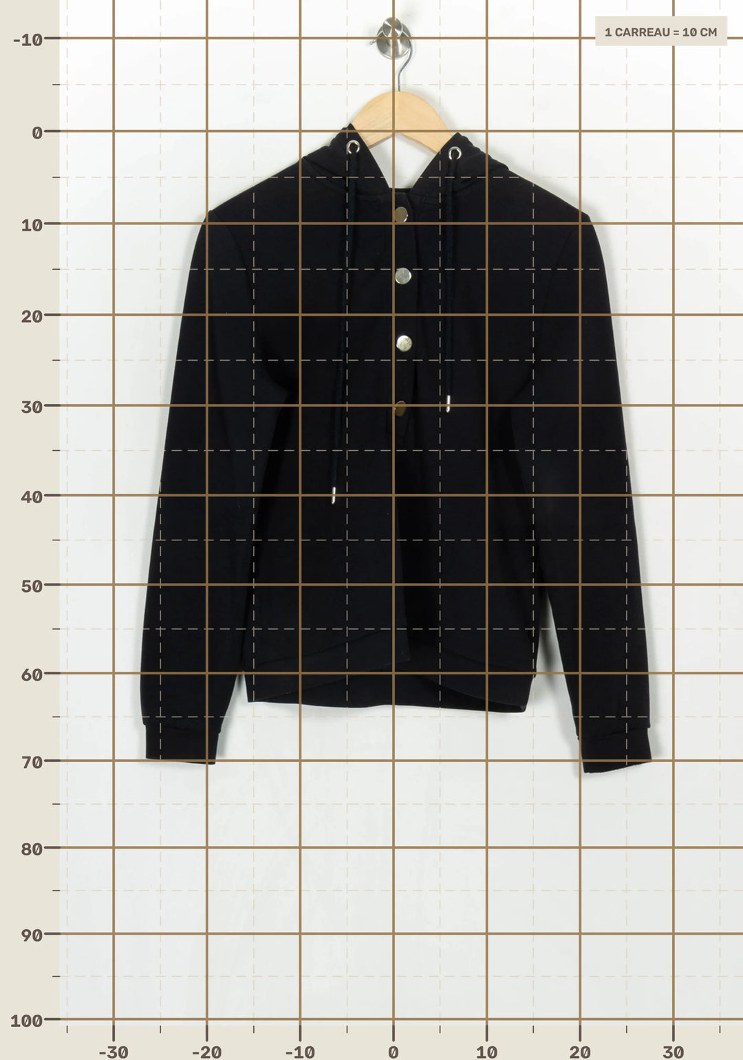 Sweat À Capuche Bleu - Taille S/36 de la marque Maison 123 | PARAD124184 - Vendu par Paradigme - Image 4