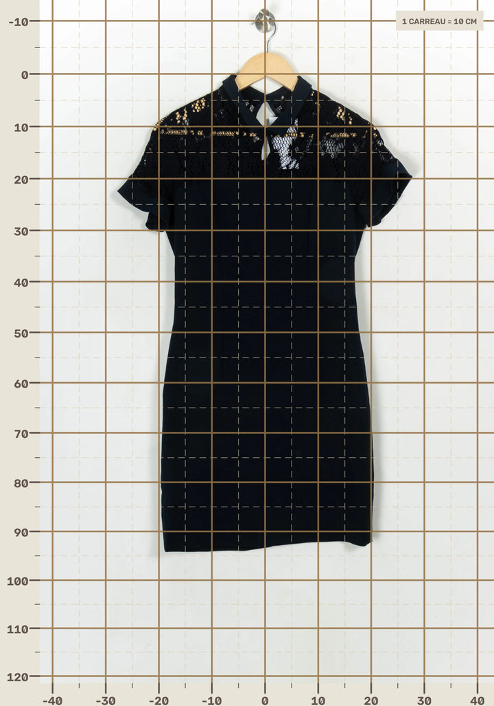 Robe courte noire - Taille M/38 de la marque One Step | PARAD124185 - Vendu par Paradigme - Image 4