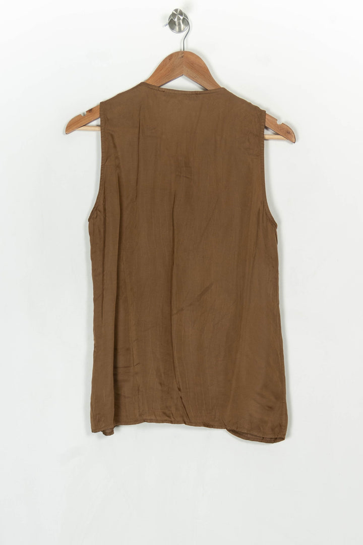 Blouse Marron - Taille L/40 de la marque La Fée Maraboutée | PARAD124187 - Vendu par Paradigme - Image 5
