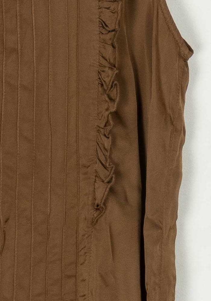 Blouse Marron - Taille L/40 de la marque La Fée Maraboutée | PARAD124187 - Vendu par Paradigme - Image 3