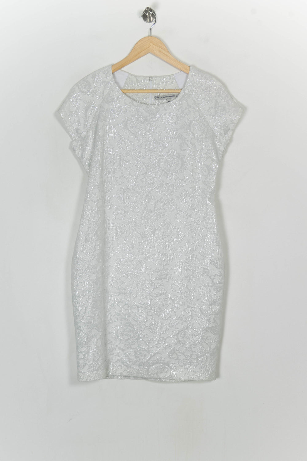 Robe En Dentelle Blanche - Taille L/40 de la marque La Fée Maraboutée | PARAD124191 - Vendu par Paradigme - Image 2