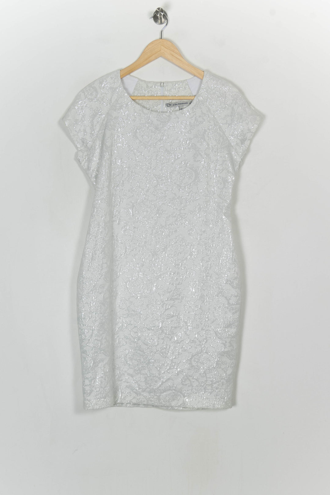 Robe En Dentelle Blanche - Taille L/40 de la marque La Fée Maraboutée | PARAD124191 - Vendu par Paradigme - Image 2