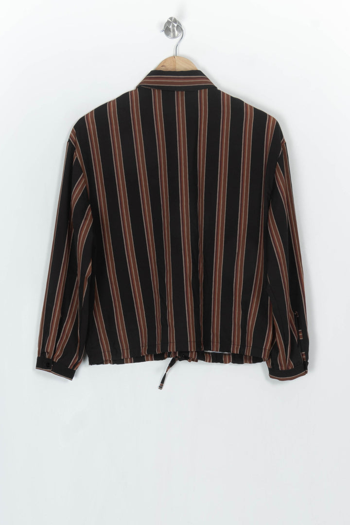 Chemisier Noir et Marron - Taille M/38 de la marque La Fée Maraboutée | PARAD124192 - Vendu par Paradigme - Image 5