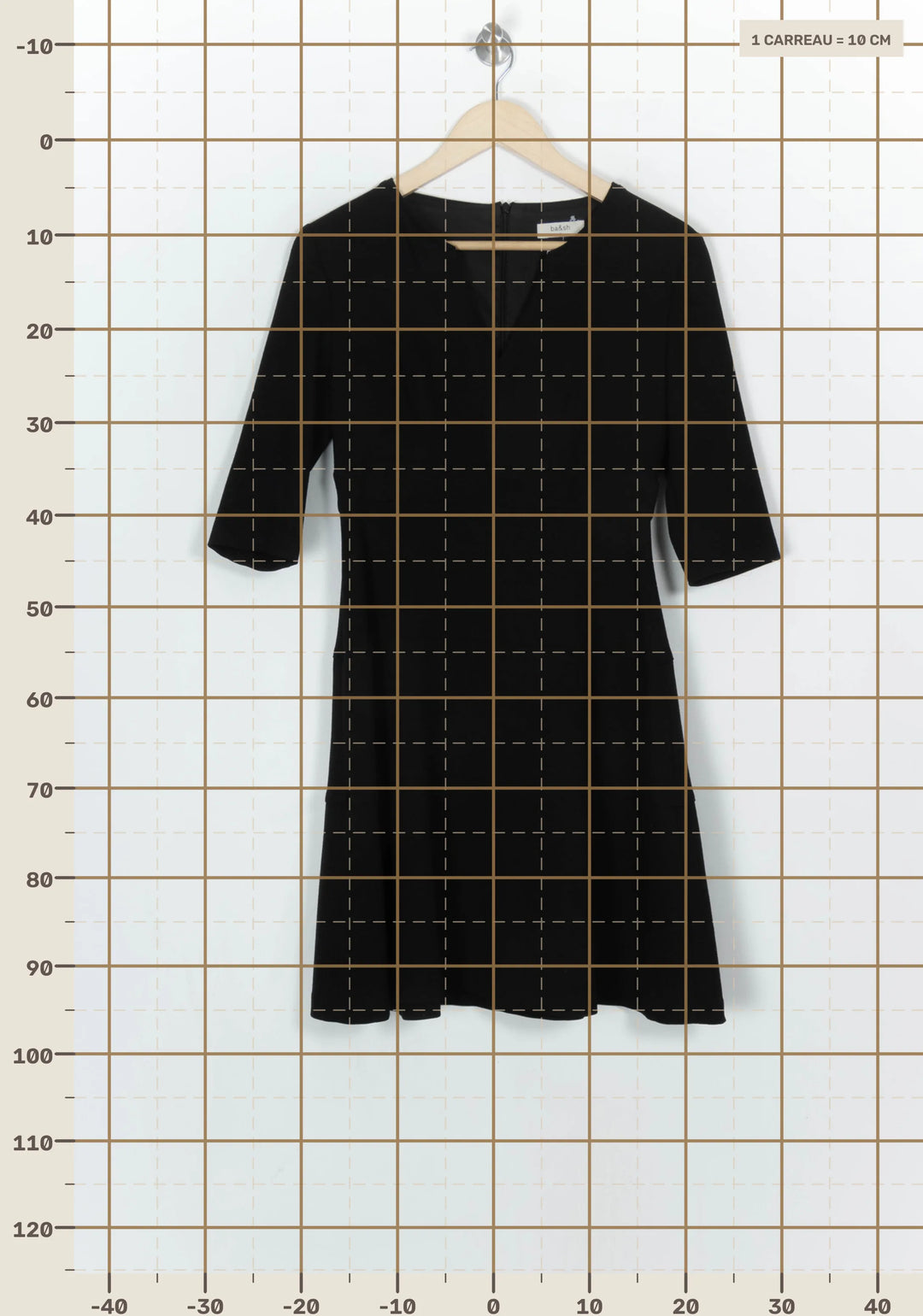 Robe Courte Noire - Taille S/36 de la marque ba&amp;sh | PARAD124198 - Vendu par Paradigme - Image 4
