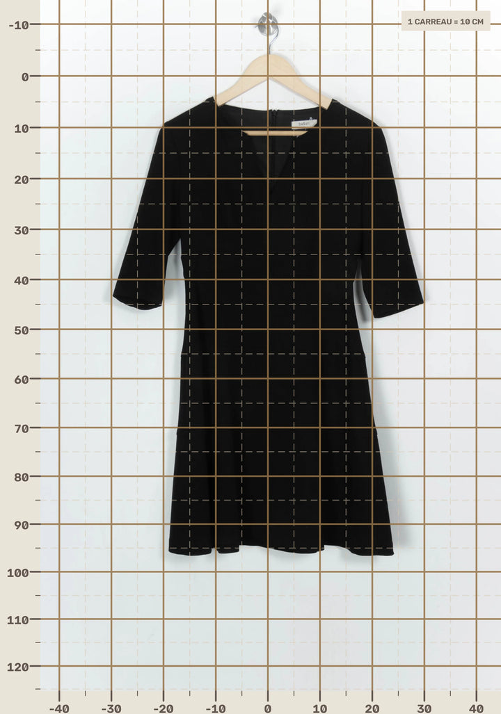 Robe Courte Noire - Taille S/36 de la marque ba&amp;sh | PARAD124198 - Vendu par Paradigme - Image 4