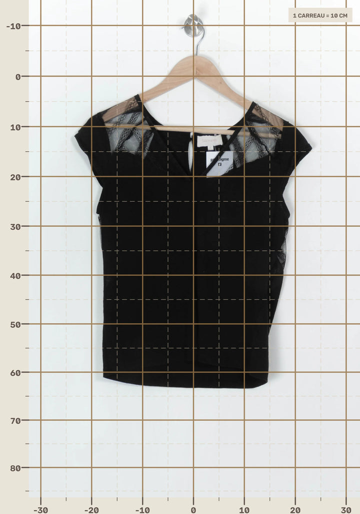Tee-Shirt Noir - Taille S/36 de la marque Grace &amp; Mila | PARAD124200 - Vendu par Paradigme - Image 4