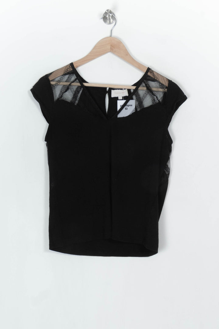 Tee-Shirt Noir - Taille S/36 de la marque Grace &amp; Mila | PARAD124200 - Vendu par Paradigme - Image 2