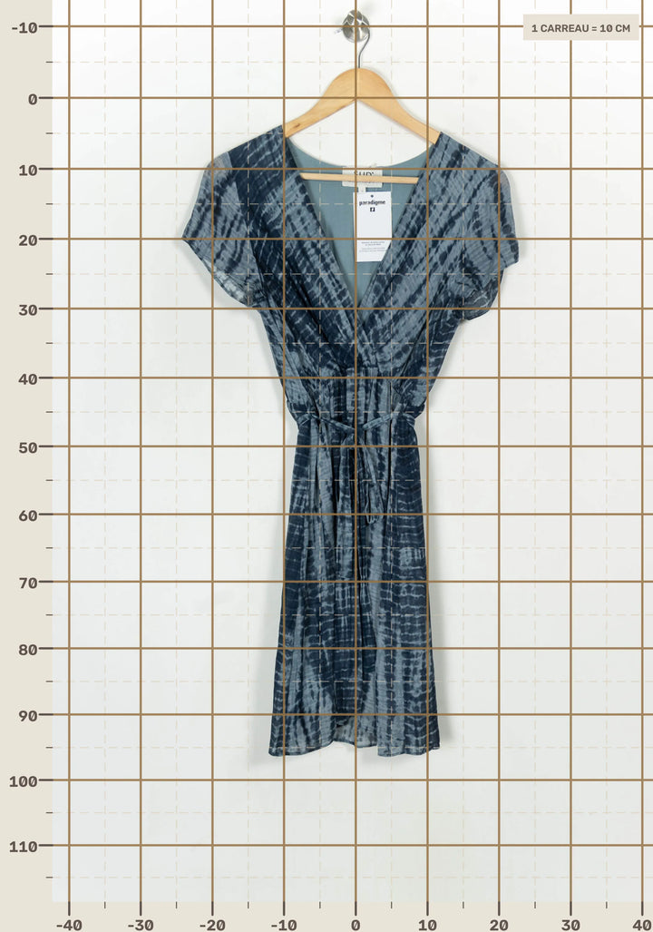 Robe Courte Bleue - Taille S/36 de la marque Sud express | PARAD124202 - Vendu par Paradigme - Image 4