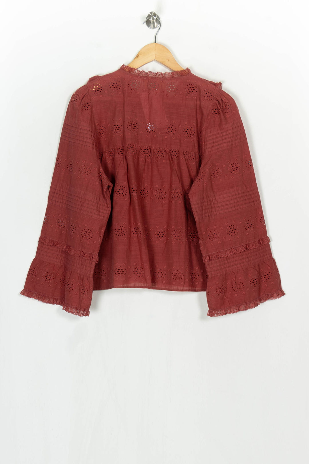 Blouse Rose - Taille XL/42 de la marque Sézane | PARAD124208 - Vendu par Paradigme - Image 5