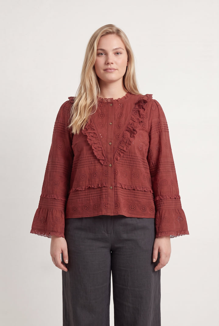 Blouse Rose - Taille XL/42 de la marque Sézane | PARAD124208 - Vendu par Paradigme - Image 1