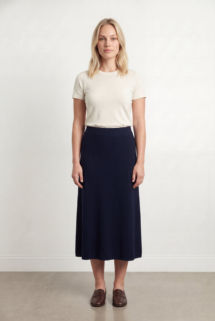 Jupe Bleue - Taille L/40 de la marque Petite Mendigote | PARAD124210 - Vendu par Paradigme - Image 1