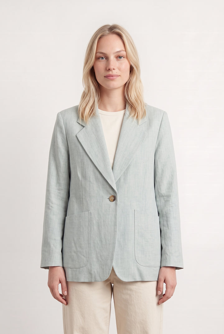 Blazer Vert Clair - Taille L/40 de la marque Vanessa Bruno | PARAD124216 - Vendu par Paradigme - Image 1