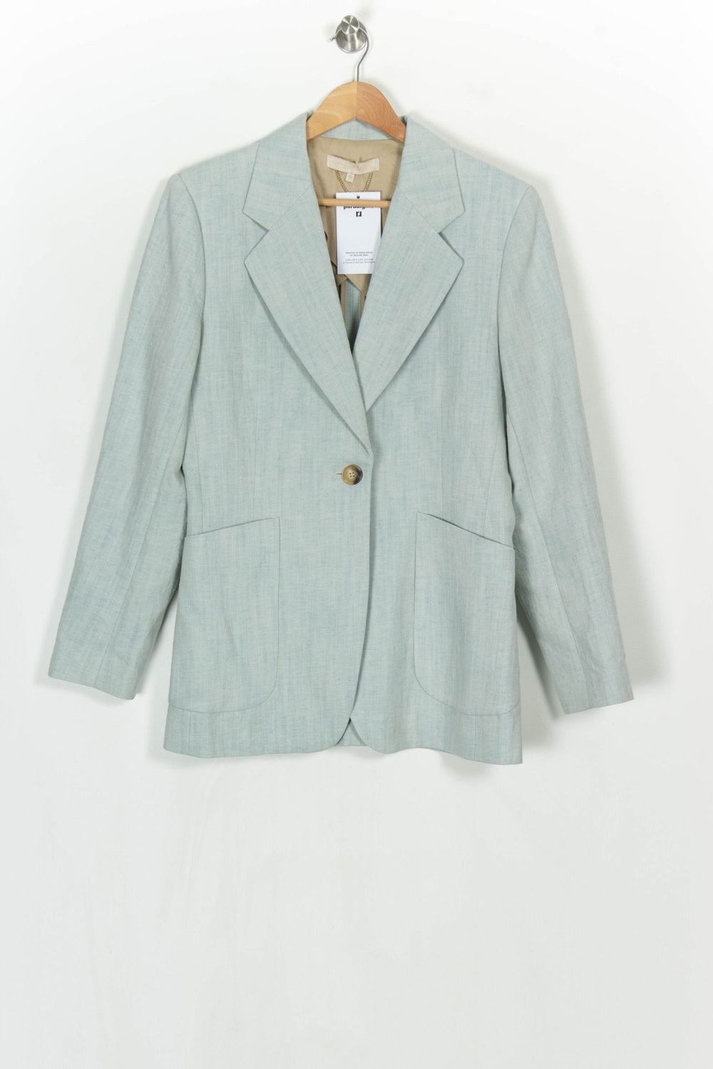 Blazer Vert Clair - Taille L/40 de la marque Vanessa Bruno | PARAD124216 - Vendu par Paradigme - Image 2